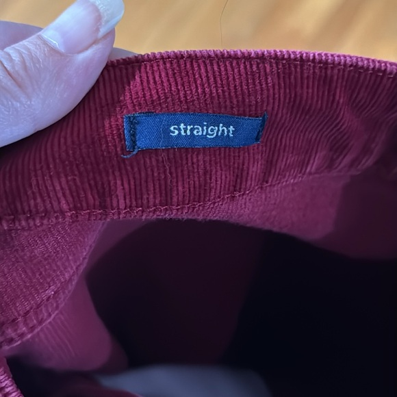 Talbots Simply Flattering Red Corduroy Pants - Picture 5 of 6